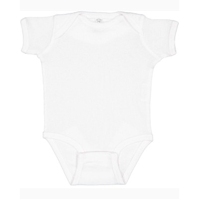 Rabbit Skins 4400   Infant Baby Rib Bodysuit