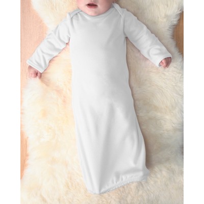 Rabbit Skins 4406   Infant Baby Rib Layette Sleeper