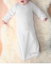 Rabbit Skins 4406   Infant Baby Rib Layette Sleeper