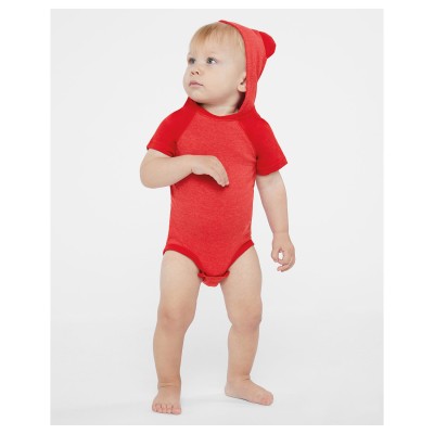 Rabbit Skins 4417   Infant Character Hooded Bodysuit with Ears