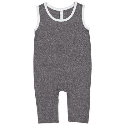 Rabbit Skins 4492   Infant Harborside Melange Tank Romper