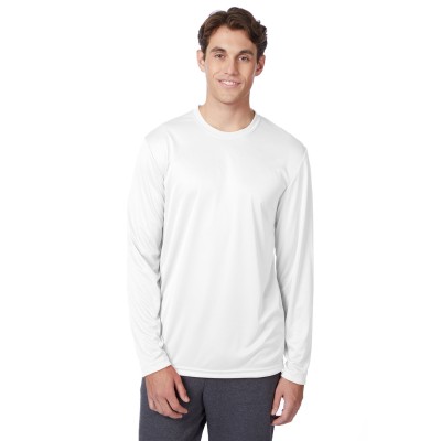 Hanes 482L   Adult Cool DRI with FreshIQ Long-Sleeve Performance T-Shirt