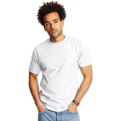 Hanes 5190P   Adult Beefy-T with Pocket