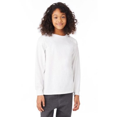 Hanes 5546   Youth Authentic-T Long-Sleeve T-Shirt