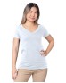 Bayside 5875   Ladies' Fine Jersey V-Neck T-Shirt