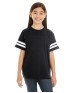 LAT 6137   Youth Football Fine Jersey T-Shirt