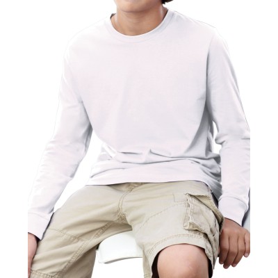 LAT 6201   Youth Fine Jersey Long-Sleeve T-Shirt