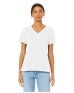 Bella + Canvas 6405CVC   Ladies' Relaxed Heather CVC Jersey V-Neck T-Shirt