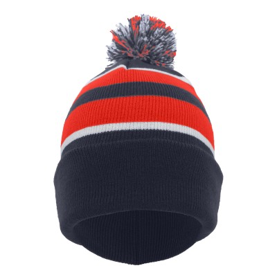 Pacific Headwear 641K   Knit Fold-Over Pom-Pom Beanie