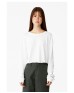 Bella + Canvas 6501B   FWD Fashion Ladies' Cropped Long-Sleeve T-Shirt