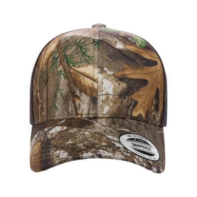 YP Classics 6606RC  Realtree Camo Retro Trucker Cap