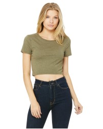 Bella + Canvas 6681   Ladies' Poly-Cotton Crop T-Shirt