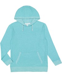 LAT 6779   Adult Harborside Melange French Terry Hooded Sweatshirt