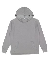 LAT 6936   Adult Vintage Wash Fleece Hooded Sweatshirt