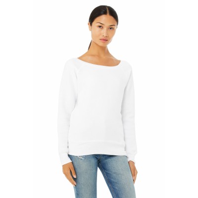 Bella + Canvas 7501   Ladies' Sponge Fleece Wide Neck Sweatshirt