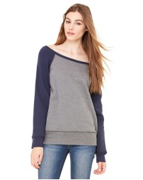 Bella + Canvas 7501   Ladies' Sponge Fleece Wide Neck Sweatshirt