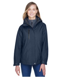 North End 78178   Ladies' Caprice 3-in-1 Jacket with Soft Shell Liner