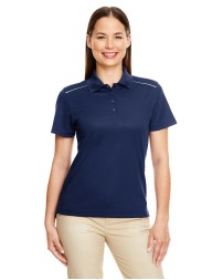 CORE365 78181R   Ladies' Radiant Performance Pique Polo with Reflective Piping