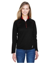 North End 78187   Ladies' Radar Quarter-Zip Performance Long-Sleeve Top