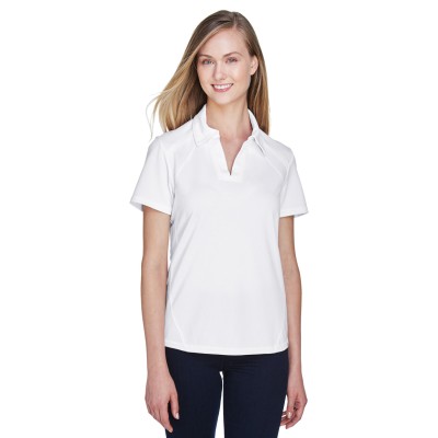 North End 78632   Ladies' Recycled Polyester Performance Pique Polo