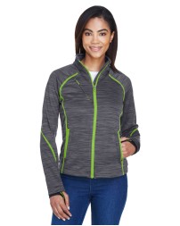 North End 78697   Ladies' Flux Melange Bonded Fleece Jacket