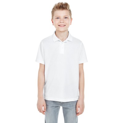 UltraClub 8210Y   Youth Cool & Dry Mesh Pique Polo