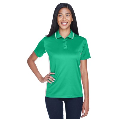 UltraClub 8406L   Ladies' Cool & Dry Sport Two-Tone Polo