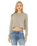 Bella + Canvas 8512   Ladies' Cropped Long Sleeve Hoodie T-Shirt