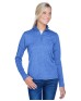 UltraClub 8618W   Ladies' Cool & Dry Heathered Performance Quarter-Zip