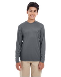 UltraClub 8622Y   Youth Cool & Dry Performance Long-Sleeve Top