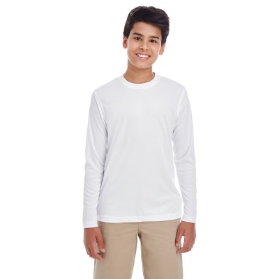 UltraClub 8622Y   Youth Cool & Dry Performance Long-Sleeve Top