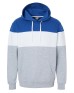 J America 8644JA   Men's Varsity Pullover Hooded Sweatshirt