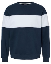 J America 8646JA   Unisex Varisity Fleece Crew