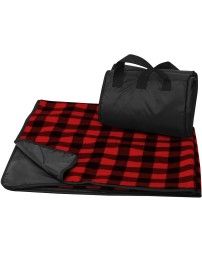 Liberty Bags 8702   Fleece/Nylon Plaid Picnic Blanket