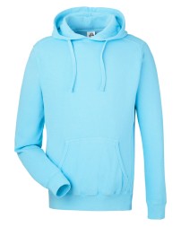 J America 8730JA   Unisex Pigment Dyed Fleece Hooded Sweatshirt