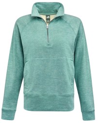 J America 8743JA Ladies' Electric Fleece Quarter-Zip