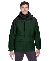 North End 88006   Adult 3-in-1 Two-Tone Parka