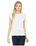 Bella + Canvas 8804   Ladies' Flowy Muscle T-Shirt with Rolled Cuff