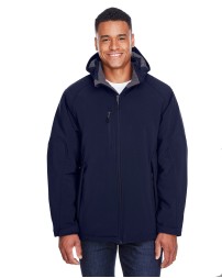 North End 88159   Men's Glacier Insulated Three-Layer Fleece Bonded Soft Shell Jacket with Detachable Hood