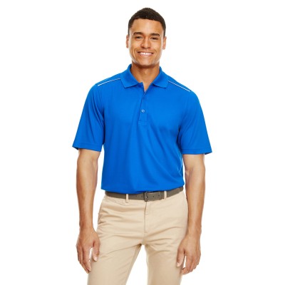 CORE365 88181R   Men's Radiant Performance Pique Polo with Reflective Piping