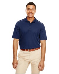 CORE365 88181R   Men's Radiant Performance Pique Polo with Reflective Piping