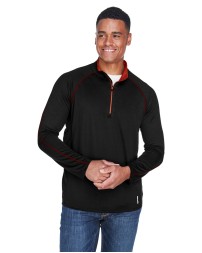 North End 88187   Men's Radar Quarter-Zip Performance Long-Sleeve Top