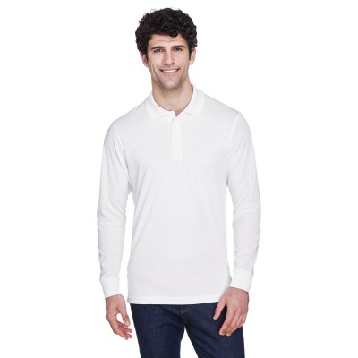 CORE365 88192   Men's Pinnacle Performance Long-Sleeve Pique Polo