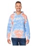 J America 8861JA   Adult Tie-Dye Pullover Hooded Sweatshirt