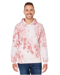 J America 8861JA   Adult Tie-Dye Pullover Hooded Sweatshirt