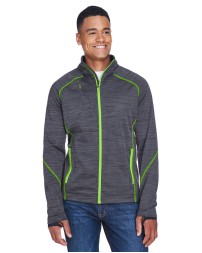 North End 88697   Men's Flux Melange Bonded Fleece Jacket