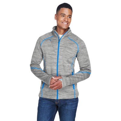 North End 88697   Men's Flux Melange Bonded Fleece Jacket