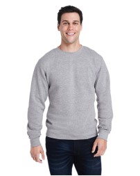 J America 8870JA   Adult Triblend Crewneck Sweatshirt