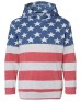 J America 8880JA   Youth Triblend Pullover Hooded Sweatshirt