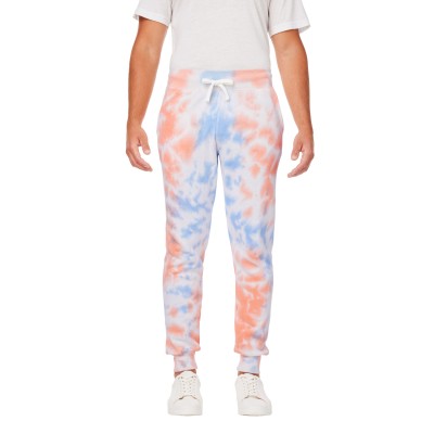 J America 8884JA   Adult Tie Dye Fleece Jogger